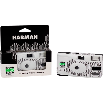 ILFORD HP5 PLUS egyszer használatos fényképezőgép, fehér