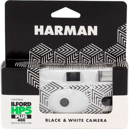 ILFORD HP5 PLUS egyszer használatos fényképezőgép, fehér