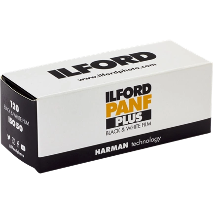 ILFORD PAN F Plus 50 (120) fekete-fehér rollfilm