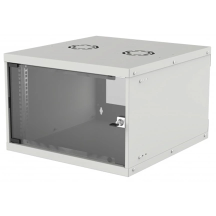 INTELLINET fali rack, 19", 6U, 400x540x353, IP20-védelem, Szürke