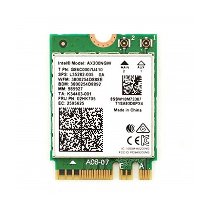 INTEL NIC WI-FI 6 AX200 2230 2x2 AX+BT No vPro