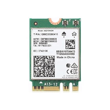 INTEL NIC WI-FI 6 AX210 2230 2x2 AX R2 6GHz + BT No vPro