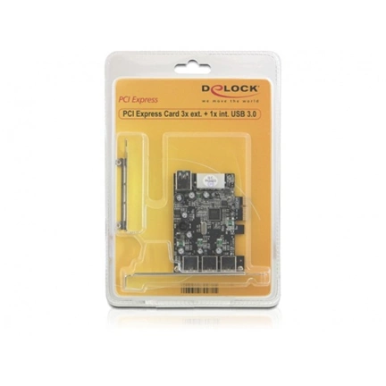 I/O DELOCK PCI-E -> 3x external + 1x internal USB 3.0 port (89281)