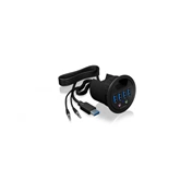 IcyBox Desk Hub 4x USB 3.0, 1x audio input, 1x audio output