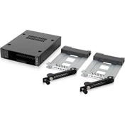 Icy Dock MB492SKL-B 2x 6,3cm SATA/SAS HDD SSD in 1x 3,5" fém