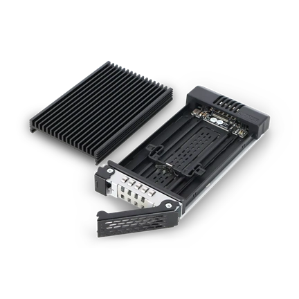 Icy Dock MB601TP-1B kivehető M.2 SSD-tálca ToughArmor MB601VK-1B/MB601M2K-1B-hez