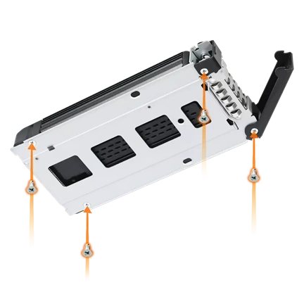 Icy Dock MB601TP-1B kivehető M.2 SSD-tálca ToughArmor MB601VK-1B/MB601M2K-1B-hez