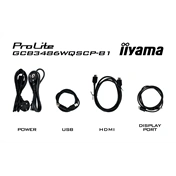 Iiyama G-Master GCB3486WQSCP-B1 monitor - 34", UWQHD, VA, ívelt, 1500R, 0,4ms, 240Hz, FreeSync, áll. mag., KVM, USB hub