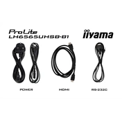 Iiyama ProLite LH6565UHSB-B1 professzionális kijelző, LFD 65" 4K UHD IPS Android