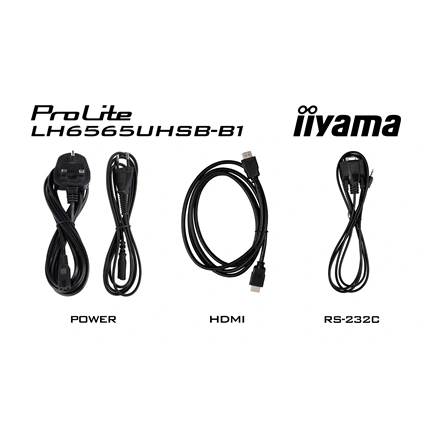 Iiyama ProLite LH6565UHSB-B1 professzionális kijelző, LFD 65" 4K UHD IPS Android