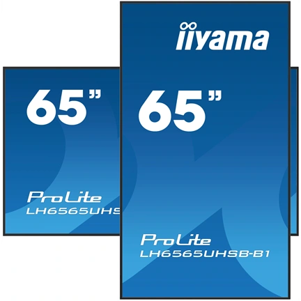 Iiyama ProLite LH6565UHSB-B1 professzionális kijelző, LFD 65" 4K UHD IPS Android