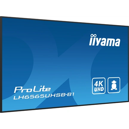 Iiyama ProLite LH6565UHSB-B1 professzionális kijelző, LFD 65" 4K UHD IPS Android