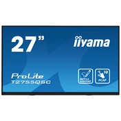 Iiyama ProLite T2755QSC-B1 érintőképernyős monitor - 27" QHD IPS, stylus támogatása, kitámasztó, karcálló