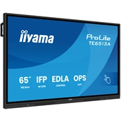 Iiyama ProLite TE6513A-B1AG interaktív érintőkijelző Google EDLA tanúsítvánnyal, Android 14, 65" UHD IPS