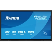 Iiyama ProLite TE6513A-B1AG interaktív érintőkijelző Google EDLA tanúsítvánnyal, Android 14, 65" UHD IPS