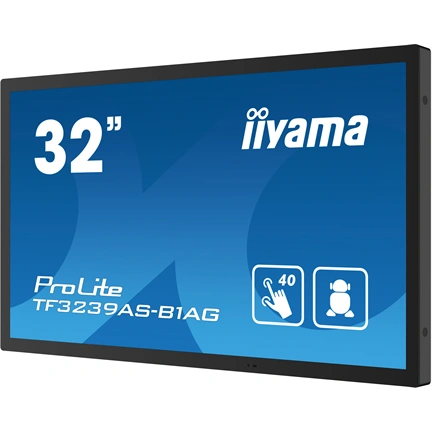 Iiyama ProLite TF3239AS-B1AG interaktív PCAP érintőkijelző 32" FHD IPS, Android 11