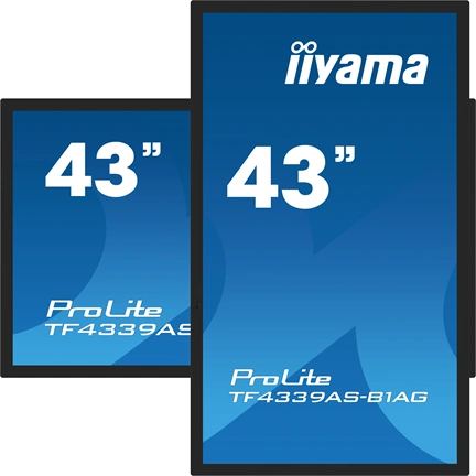 Iiyama ProLite TF4339AS-B1AG interaktív PCAP érintőkijelző 43" FHD IPS, Android 11