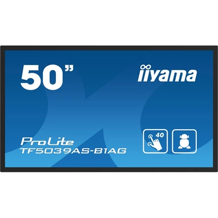 Iiyama ProLite TF5039AS-B1AG interaktív PCAP érintőkijelző 50" FHD IPS, Android 11