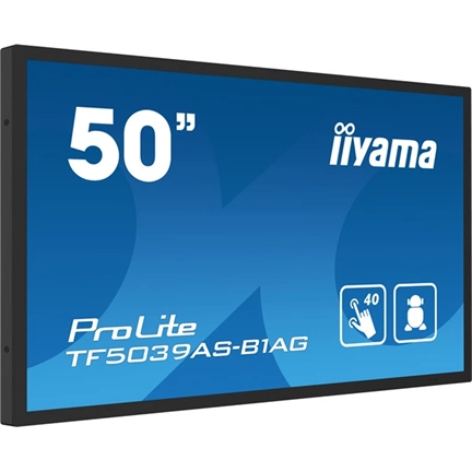 Iiyama ProLite TF5039AS-B1AG interaktív PCAP érintőkijelző 50" FHD IPS, Android 11