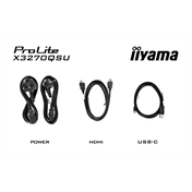 Iiyama ProLite X3270QSU-B1 monitor - 31,5" QHD IPS 100Hz Adaptive Sync