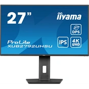 Iiyama ProLite XUB2792UHSU-B6 monitor - 27" 4K UHD IPS, állítható magasság, pivot