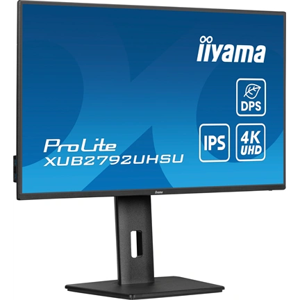 Iiyama ProLite XUB2792UHSU-B6 monitor - 27" 4K UHD IPS, állítható magasság, pivot