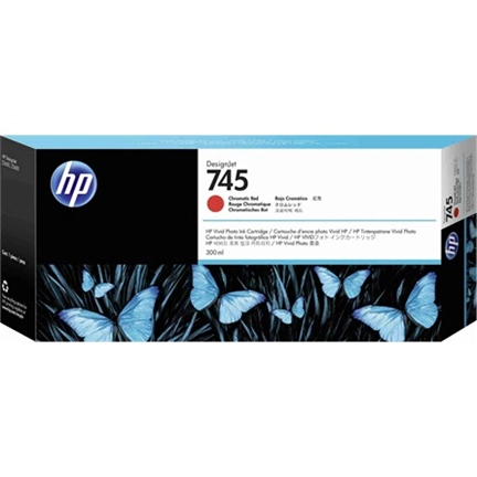 Ink HP F9K06A HP745 HP 745; 300 ml; Piros