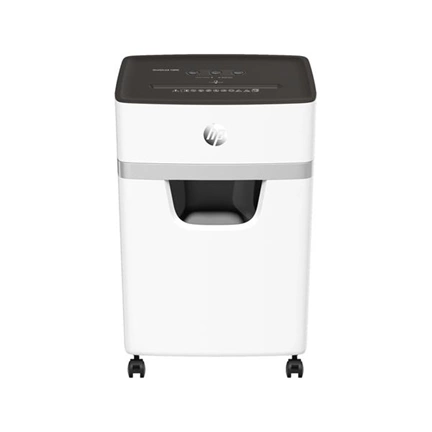 Iratmegsemmisítő, mikrokonfetti, 10 lap, HP "Oneshred 10MC", világosszürke