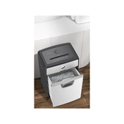 Iratmegsemmisítő, mikrokonfetti, 16 lap, HP "Oneshred 16MC", világosszürke