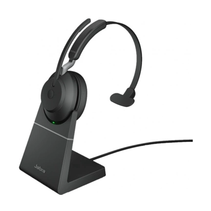 JABRA Evolve2 65 USB-A UC Mono Black + Charging Stand