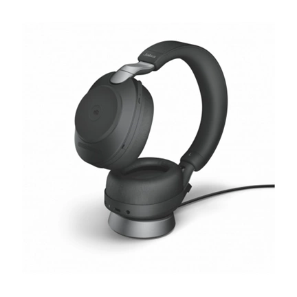 JABRA Evolve2 85 USB-A MS Teams Stereo Black + Charging Stand
