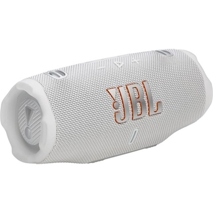 JBL Charge 6 hangszóró - Bluetooth, hordozható, vízálló, ütésálló, 45W, fehér