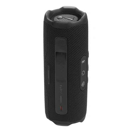 JBL Flip 7 hangszóró - Bluetooth, hordozható, vízálló, ütésálló, 25W, fekete