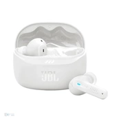 JBL Tune Beam 2 - fülhallgató, Bluetooth, IP54 por- és vízálló, fehér