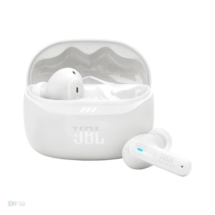 JBL Tune Beam 2 - fülhallgató, Bluetooth, IP54 por- és vízálló, fehér