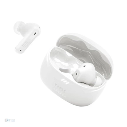 JBL Tune Beam 2 - fülhallgató, Bluetooth, IP54 por- és vízálló, fehér