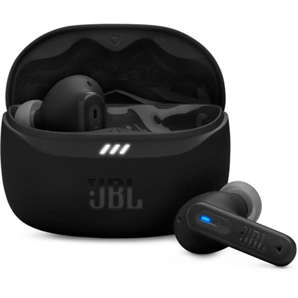 JBL Tune Beam 2 - fülhallgató, Bluetooth, IP54 por- és vízálló, fekete