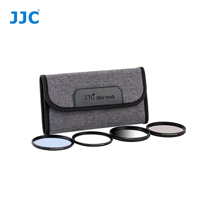 JJC Filter Pouch holds 4 filters up to 58mm