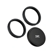 JJC LRR-OA6K2 Szilikon objektívvédő gyűrű és objektívsapka-készlet DJI Osmo Action 6-hoz