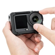 JJC LRR-OA6K2 Szilikon objektívvédő gyűrű és objektívsapka-készlet DJI Osmo Action 6-hoz