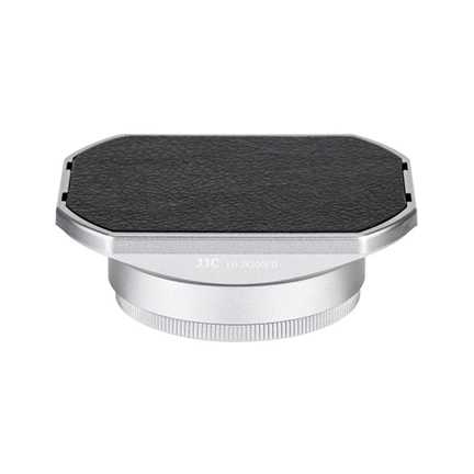 JJC Lens Hood & Adapter Ring Kit replaces Fujifilm LH-X100 & AR-X100 Silver