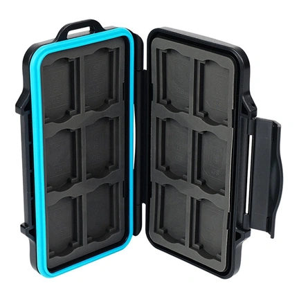 JJC Memory Card Case holds SD x 12, CFexpress Type A x 12