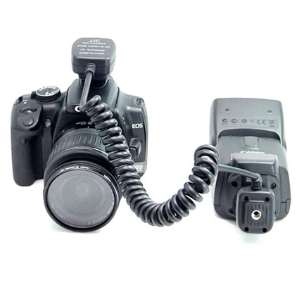 JJC TTL Off Camera Flash Cords replaces Canon OC-E3 (1.3m)