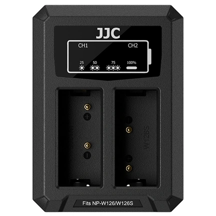 JJC USB Dual Battery Charger DCH-W126TC