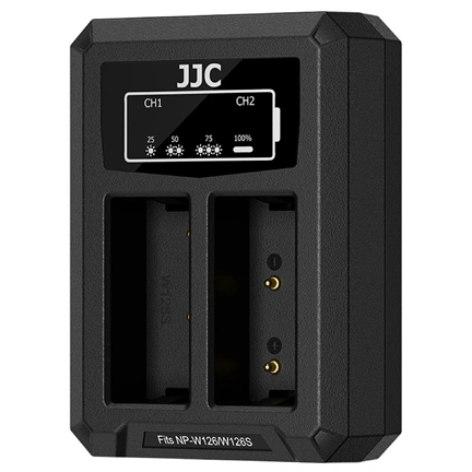 JJC USB Dual Battery Charger DCH-W126TC