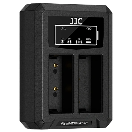 JJC USB Dual Battery Charger DCH-W126TC