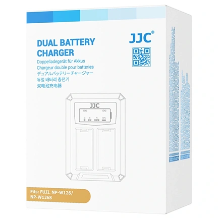 JJC USB Dual Battery Charger DCH-W126TC