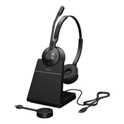 Jabra Engage 55 SE UC Stereo Headset USB-C + Charging Station Black