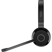 Jabra Evolve 65 TE MS Mono Bluetooth Headset + Charging Stand Black