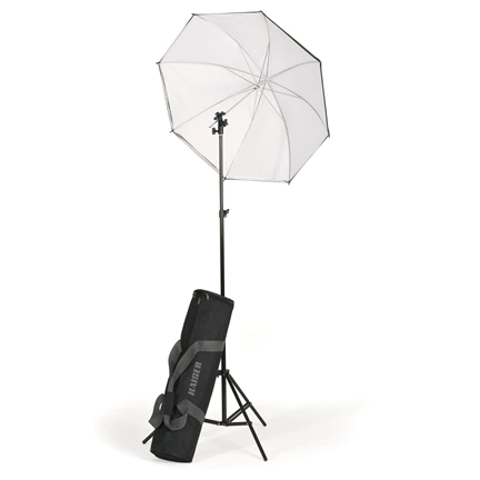 KAISER „Strobist” világításállvány / ernyő szett